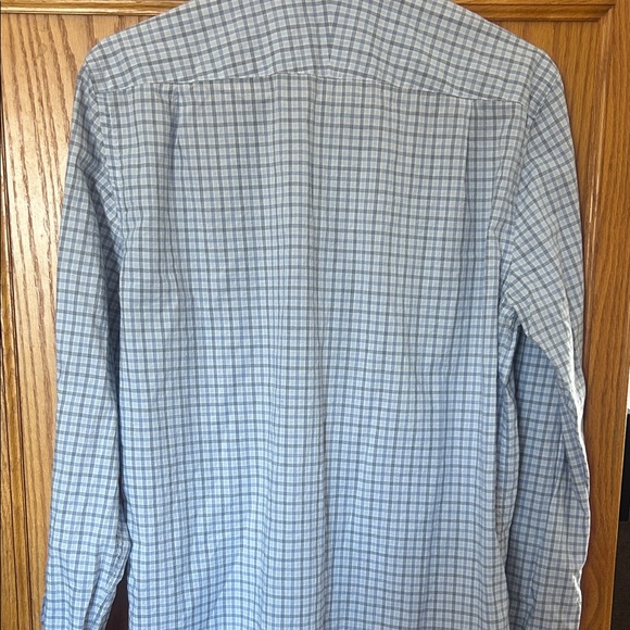 Lacoste Men's Light Blue Plaid Shirt - Picture 4 of 4